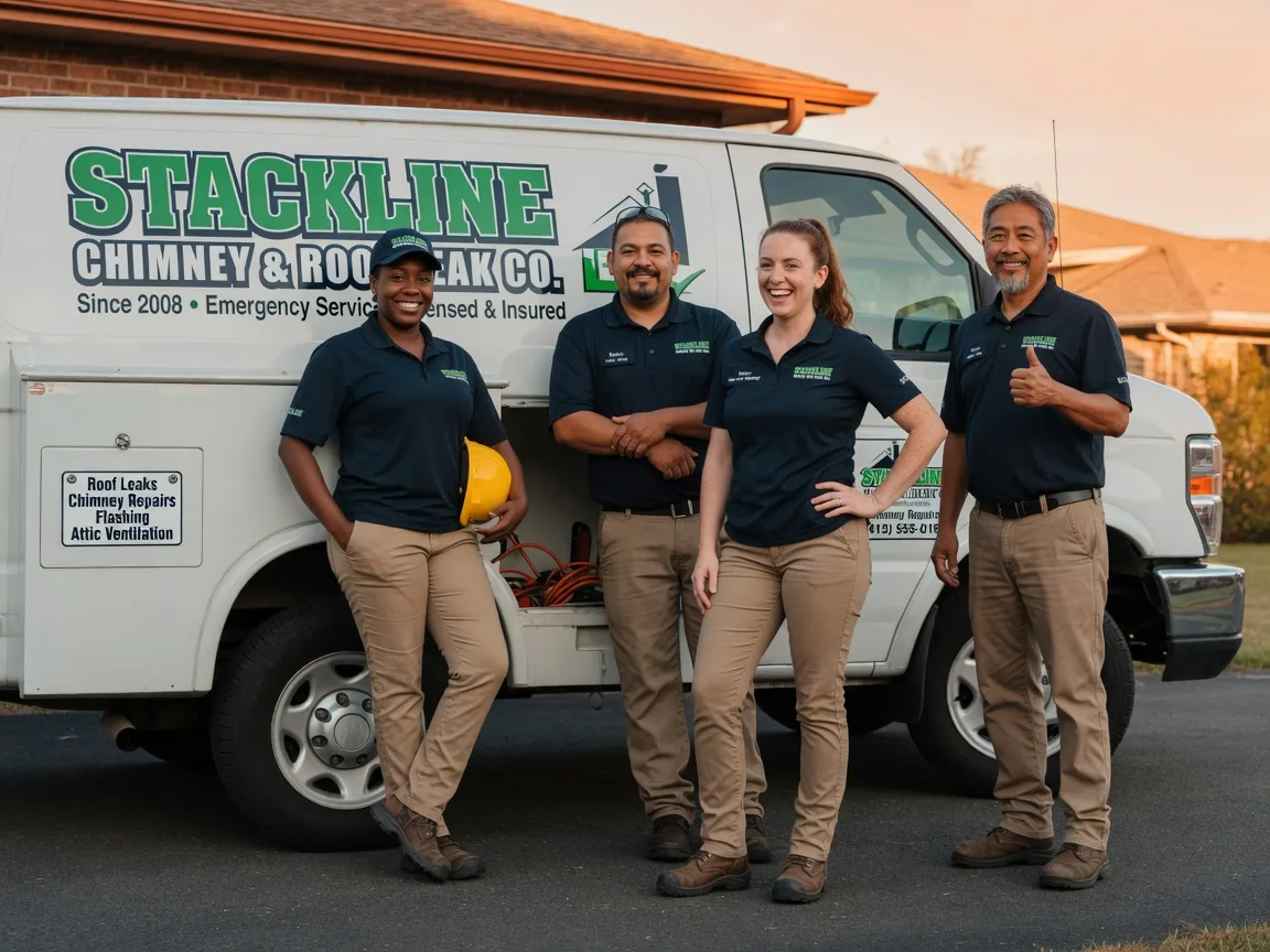 Chimney flashing repair company in Stoneham, ME
